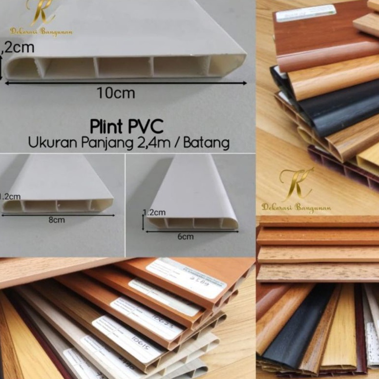 Jaman Now.. PLINT LANTAI PVC / LIST PLANK PVC PLINT/LISPLANK PVC/ LIST DINDING / LISPLANG / PLIN PVC