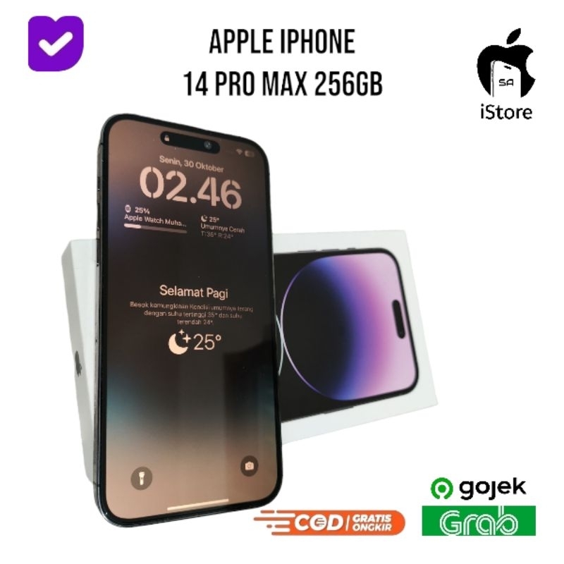 ( Second ) iPhone 14 Pro Max 256GB Garansi Resmi Indonesia ( iBox )