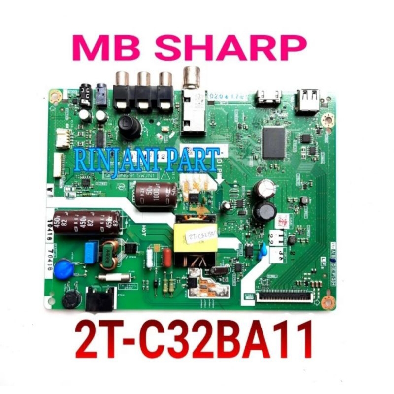 MAINBOARD TV LED SHARP 2T-C32BA1I MB 2T-C32BA1I