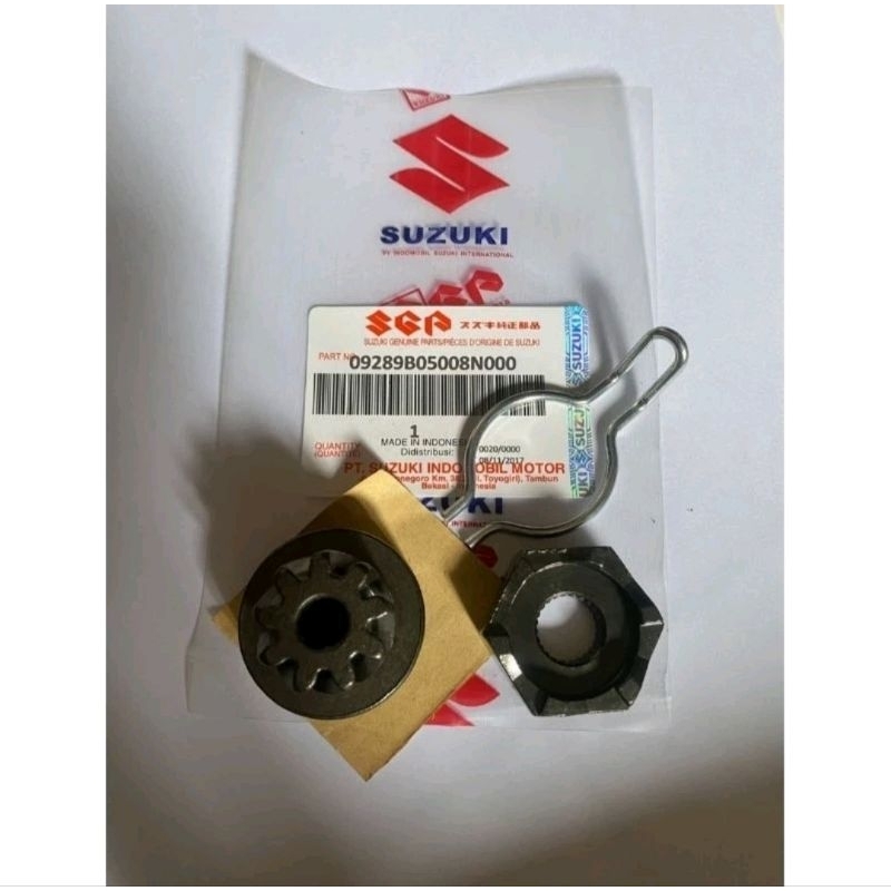 gigi pinion lawan as selah kick stater suzuki nex lets