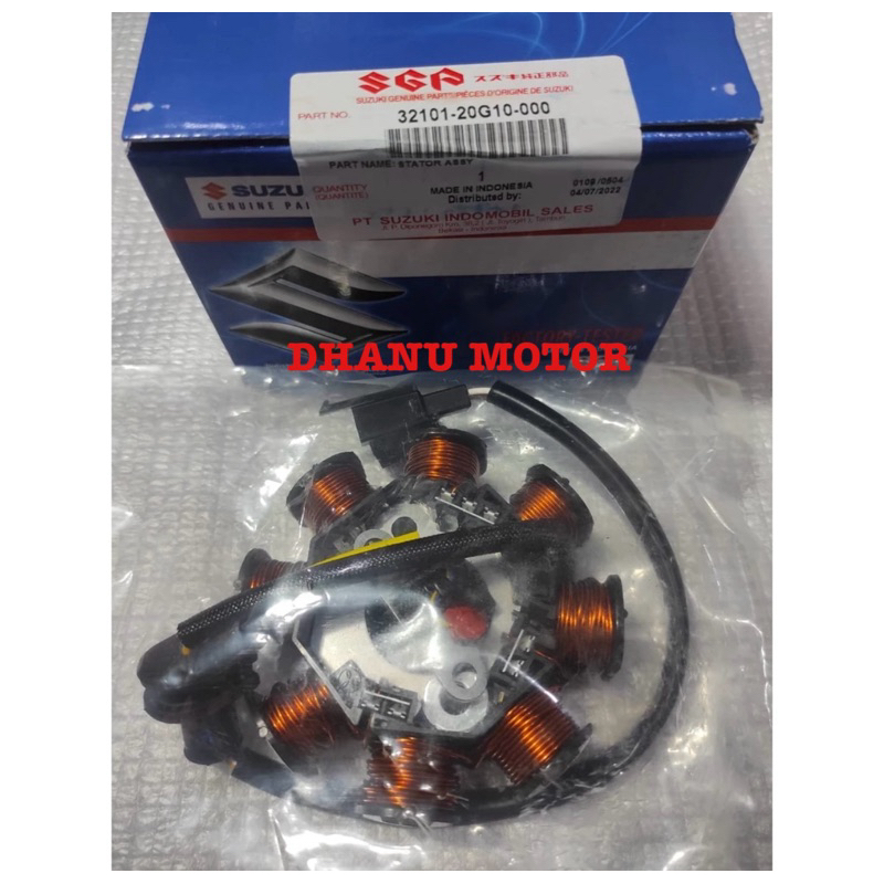 stator assy spul spull pulser shogun 125 r lama original