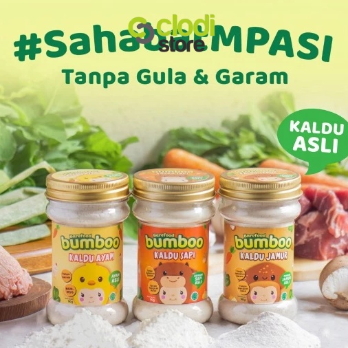 

Spesial BUMBOO Kaldu Asli Bumbu Bunda BB Booster Kaldu Anak MPASI - No MSG - Tanpa Gula & Garam - Bahan Alami - Tambahan Sayur AsliPenambah Nafsu Makan , BB Booster MPASI Bayi ➜