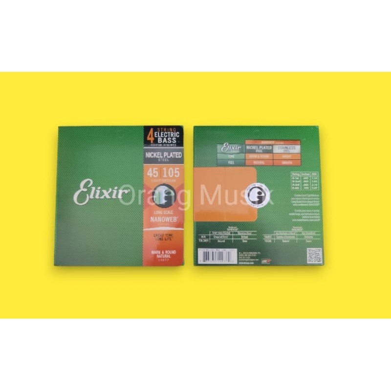 RETATARU. SENAR BASS ELIXIR 4 STRING