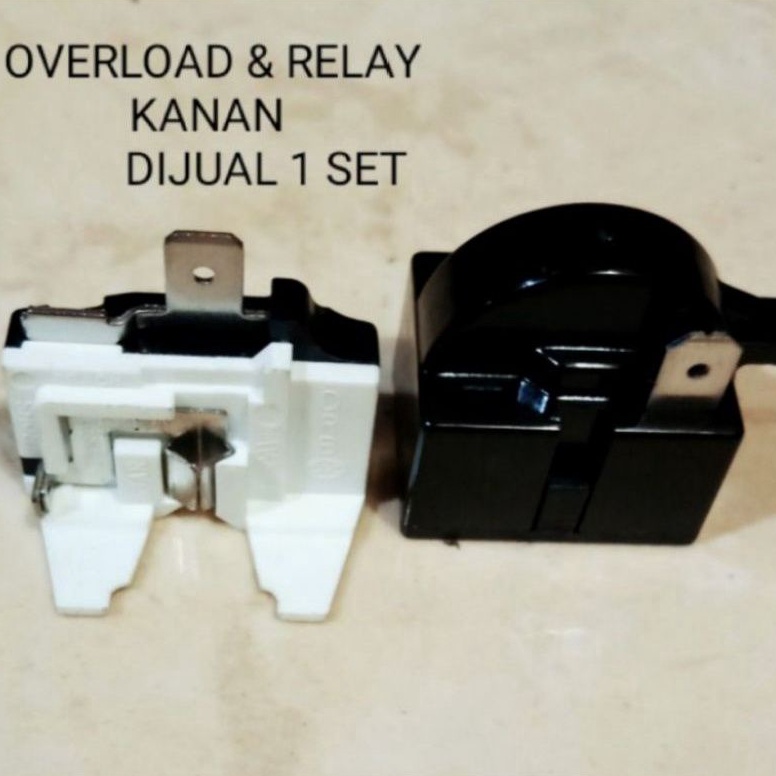 Promo.. Relay Ptc Overload Lemari pendingin / showcase N8I