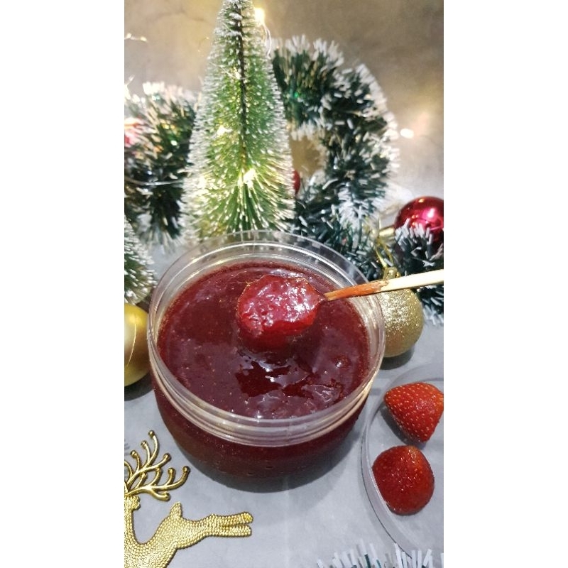 

Homemade Strawberry Jam | 100% asli tanpa pengawet dan pemanis buatan aman untuk anak anak