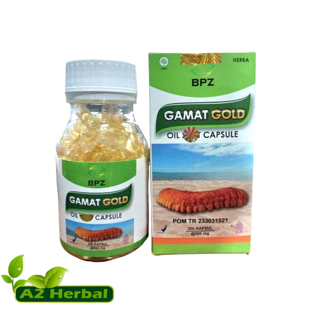 BPZ Gamat Gold Oil Capsule | Membantu Memelihara Kesehatan | Kapsul Gamat Emas