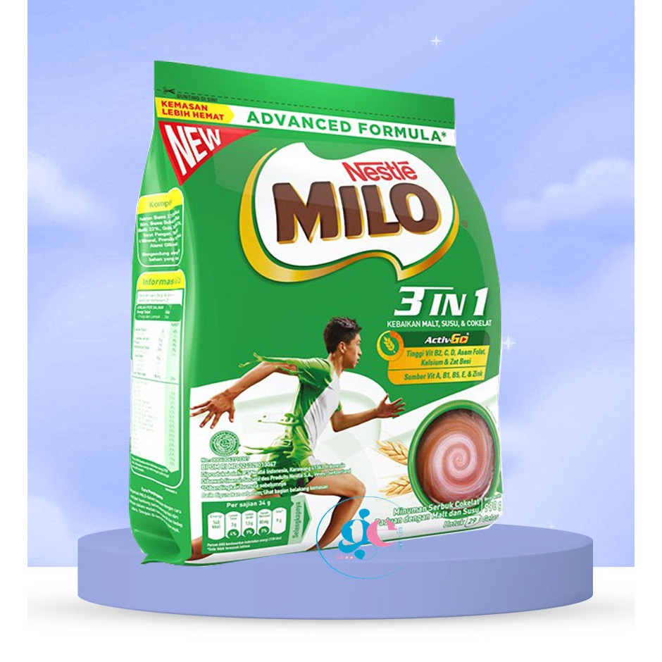 

Milo Active Go 990 Gr - Milo 3 in 1 Active Go 990 Gr Dan Milo 3 In 1 Active Go Polybag 18 x 35 Gr.