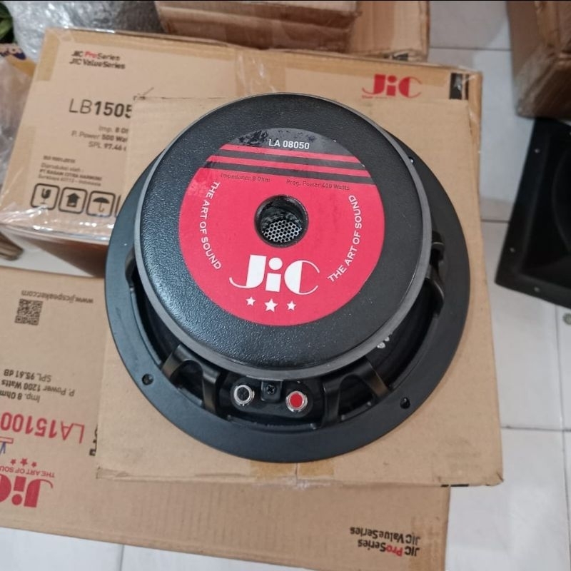 Speaker 8 inch JIC la 08050 midelan original