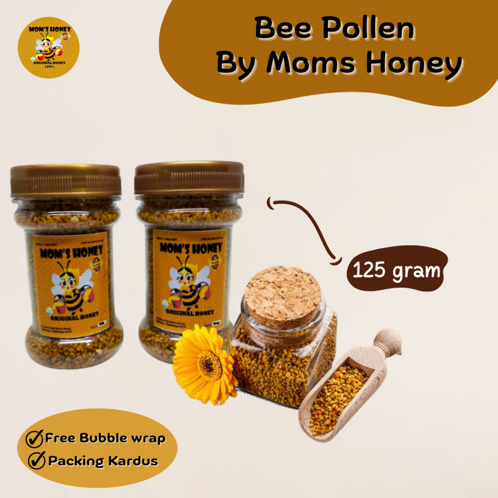 

Bee Pollen 125 gram Super Food by Mom's Honey