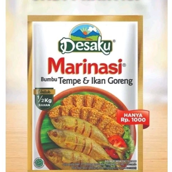 

Desaku Marinasi Tempe, Ikan, & Ayam Goreng Sachet