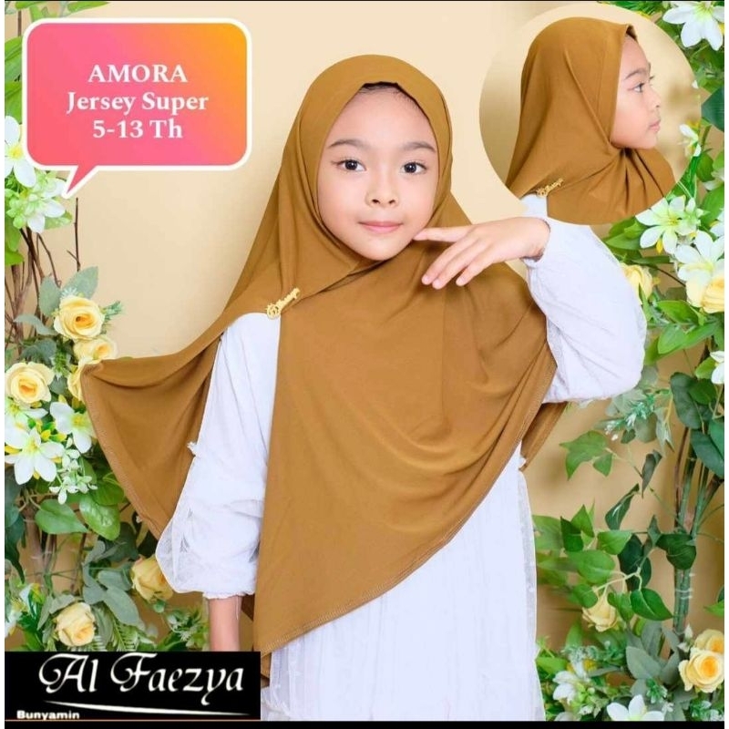 920 sale sisa 2JILBAB ANAK S3 BELAH AL FAEZYA KIDS JERSEY SUPER/HIJAB SEGITIGA INSTANT ALFAEZYA AF A