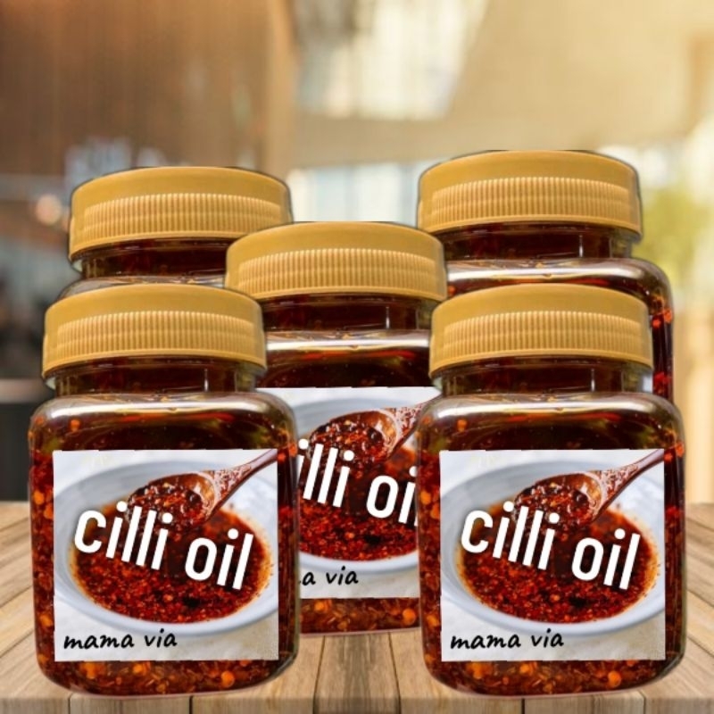 

chili oil garlic 3 toplespedas gurih toples 200 ml
