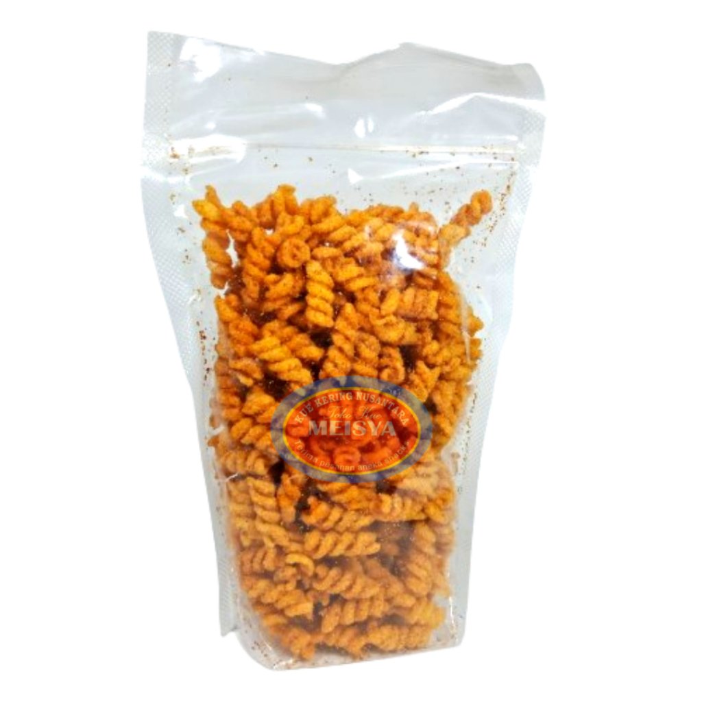 

Makaroni Spiral / Makaroni Spiral Pedas Dan Asin Kemasan Murah Pouch