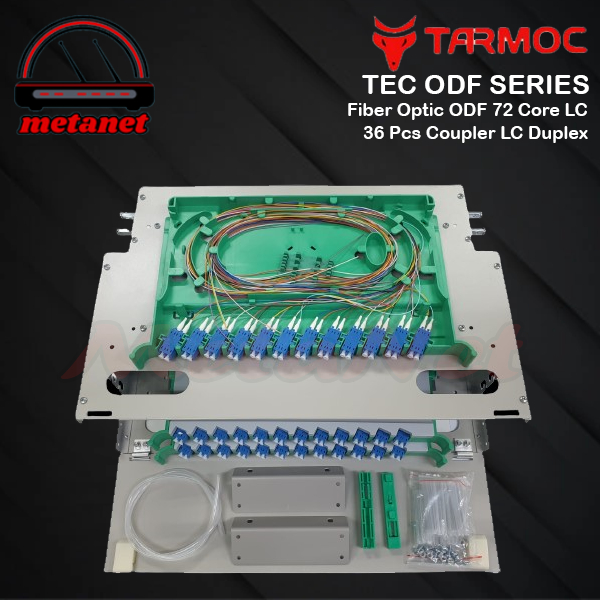 Fiber Optic ODF/OTB 72 Core LC Lengkap Rackmount | ODF 72C LC