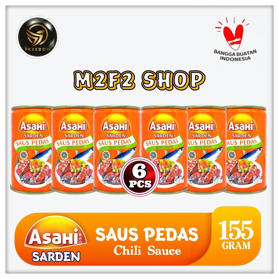 

Ikan Sarden ASAHI Sardines Dalam Saus Pedas - 155 gr (Kemasan 6 Pcs)