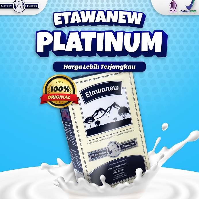 

[۩L58\] ETAWANEW PLATINUM - Susu Kambing Bubuk Jaga Tulang Dan Sendi | Bantu Jaga Daya Tahan Tubuh [156]
