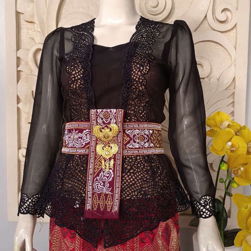 WKB || Kebaya jadi bordir kerawang warna hitam || kebaya bordir terbaru || Kebaya bordir bali || keb