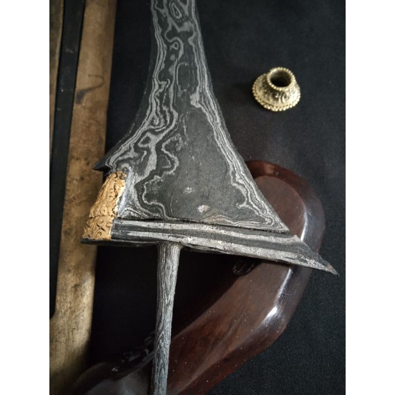 KERIS LURUS SEPUH SEMPANER KINATAH EMAS MURNI KERIS KINATAH EMAS MURNI