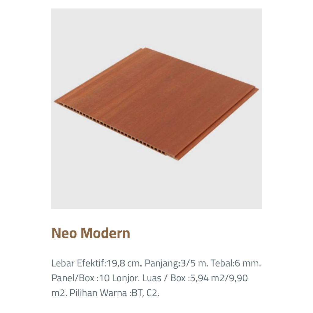 PANEL WPC DUMA TIPE NEO MODERN