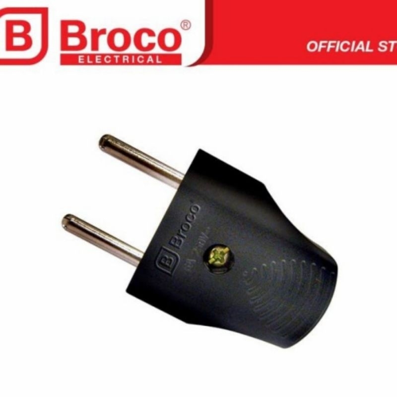 Steker Listrik Broco Standard Series Biasa Kontra/Broco 344L Steker