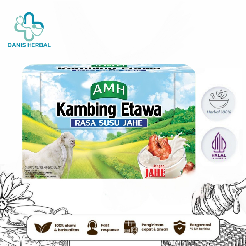 

Susu Kambing Etawa AMH+Jahe | Per Renceng isi:10 sachet @25gr