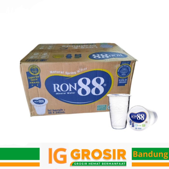 

Ron 88 Gelas 240ml (1 karton)