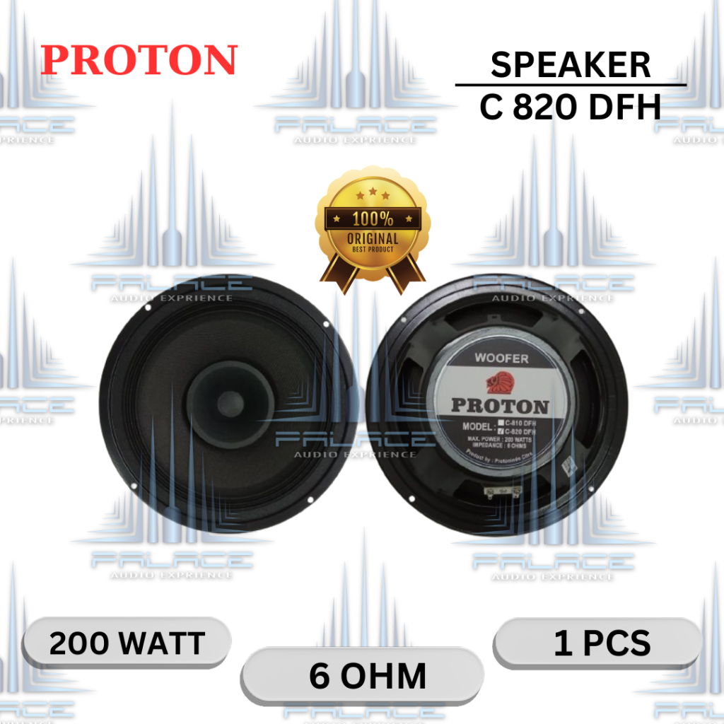 Speaker FULL RANGE 8 Inch - Proton C 820 DFH
