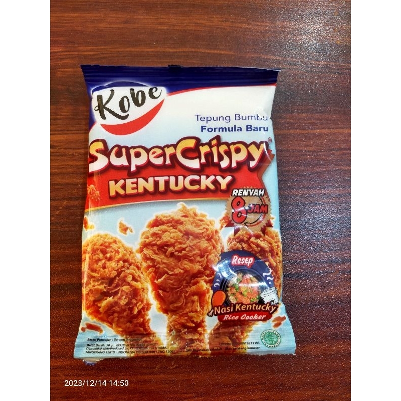 

KOBE SUPER CRISPY KENTUCKY 70 gr