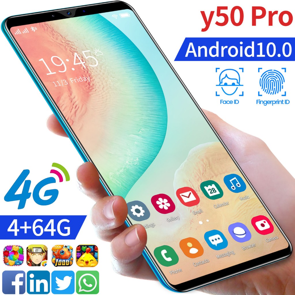 Star【Terbaru 2024 hp promo】hp Yivo Y50 Pro 6/128GB Handphone android 4g/5g 5.8inci Garansi resmi Gra