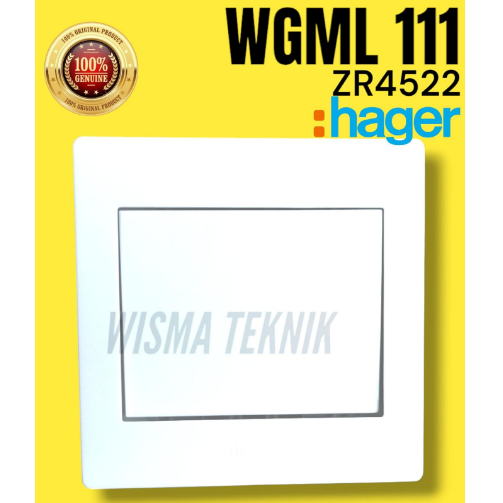 Saklar listrik 1 gang 1 way WGML111 Hager