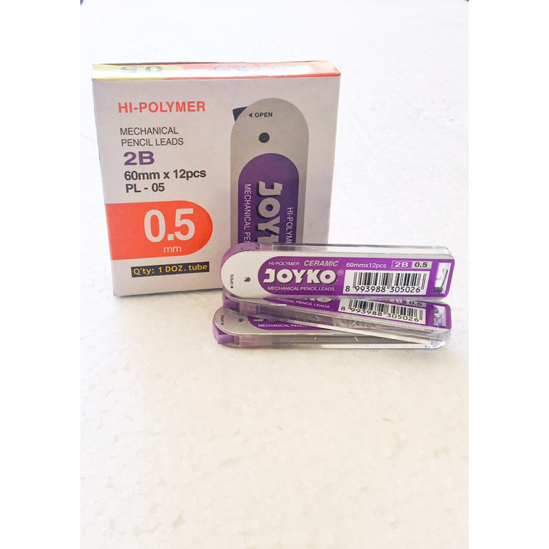 

Isi Pencil Mekanik Joyko PL 05 / 2B / 0,5mm isi 12