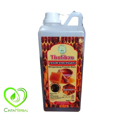 

BPZ Tholiban Madu Kalimantan Asli I Mengandung Propolis Nano I Madu Tholiban Original 1kg