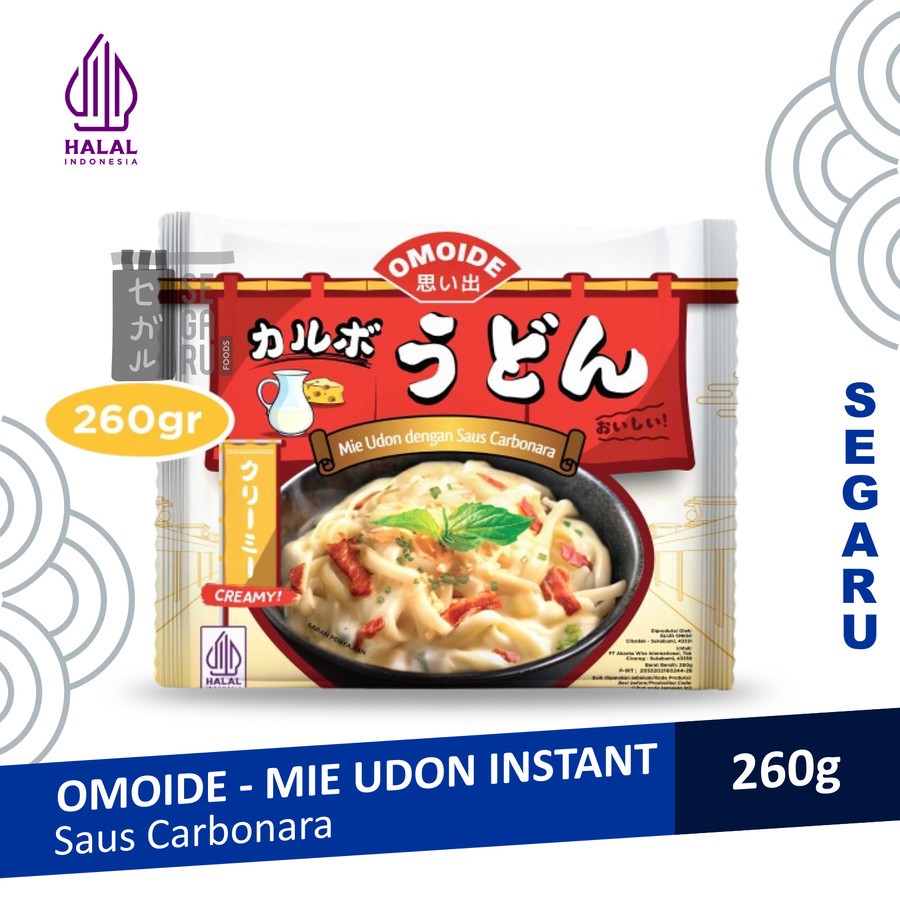 

OMOIDE Carbonara Udon Mie Instant Creamy Carbonara 260 gram