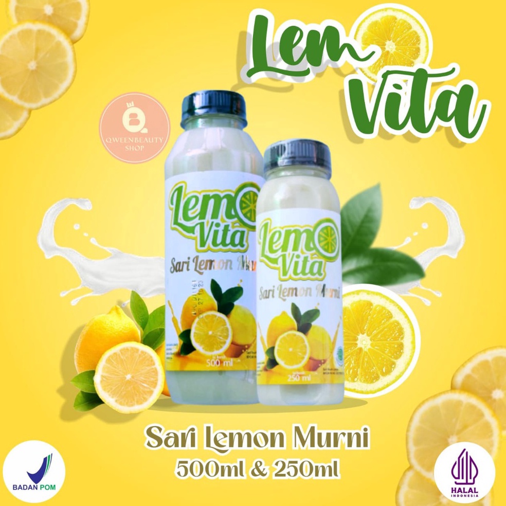 

[✲Y45➤] [BPOM] LEMOVITA Sari Lemon Murni Jus Lemon 100% Murni Jus Diet Impor Terbaru