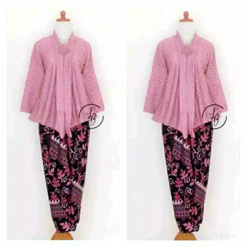 SETELAN FLOY JUMBO LD130 / KEBAYA FLOY POLOS / KEBAYA BIG SIZE / KEBAYA WISUDA / ROK LILIT