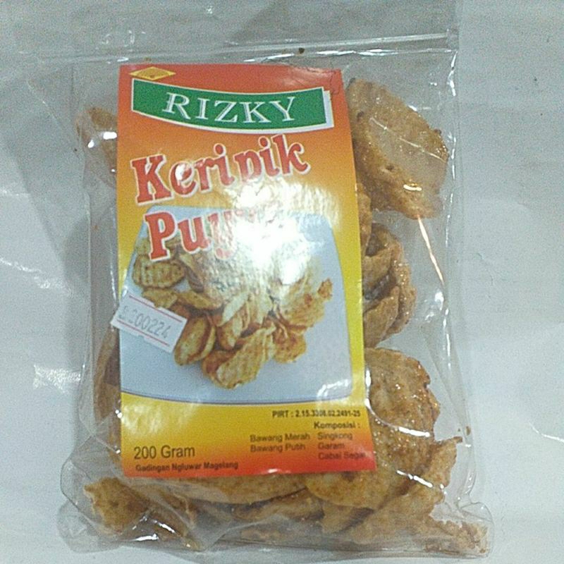 

keripik puyur lampung gurih pedas renyah
