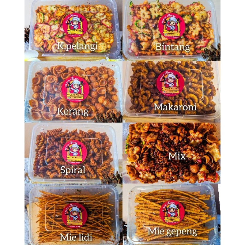 

SNACK BOX 500ml/cemilan viral/pedas daun jeruk/snack cringe