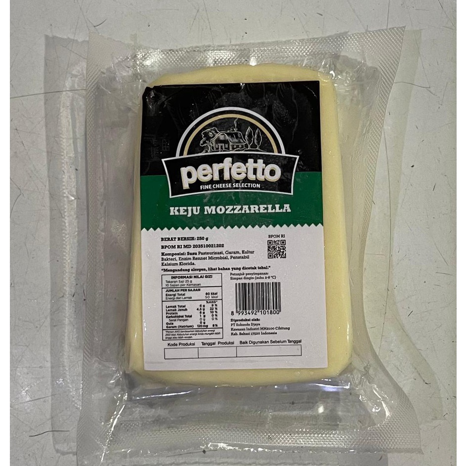 

LYNH5318 STAR Keju Mozarella Cheese Perfetto 250gr Gosend/Grab Onlyy!