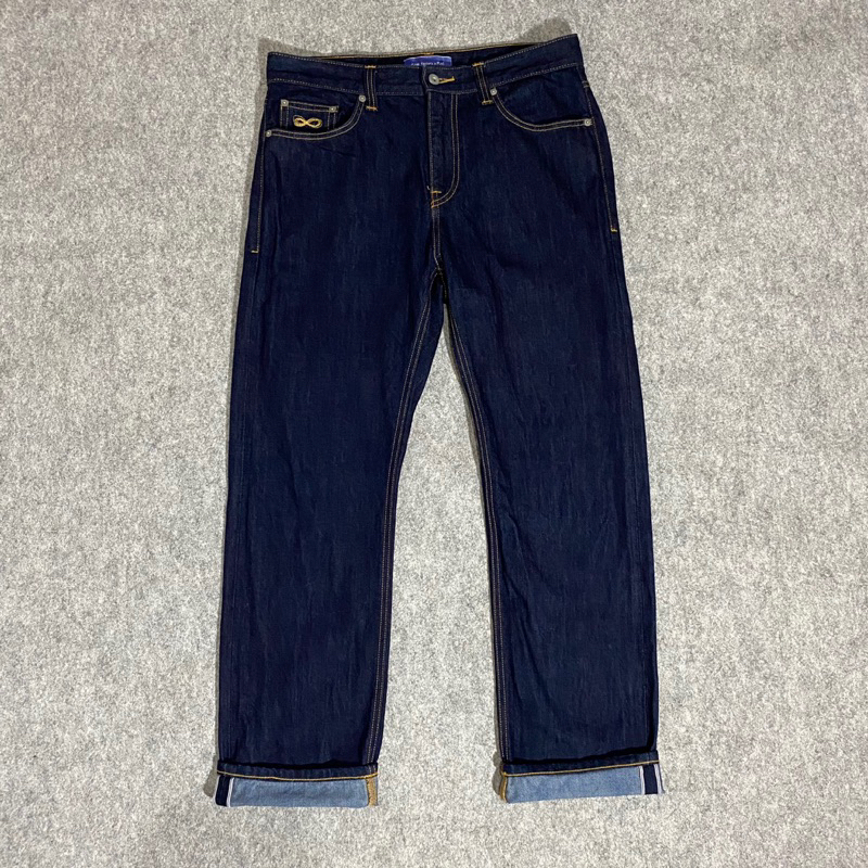 Celana jeans PLAC X OAM selvedge denim 2nd original