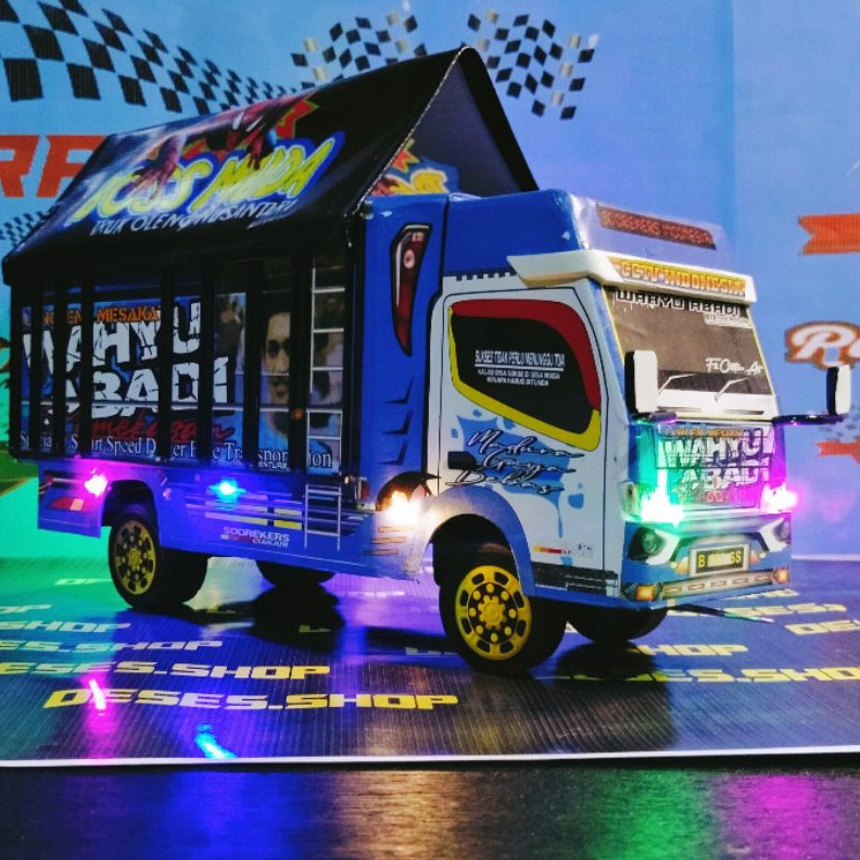 TERLARIS BRANDS FESTIVAL ( COD ) TRUK OLENG WAHYU ABADI BESAR PANJANG 43 CM BISA CUSTOM FOTO DAN NAM