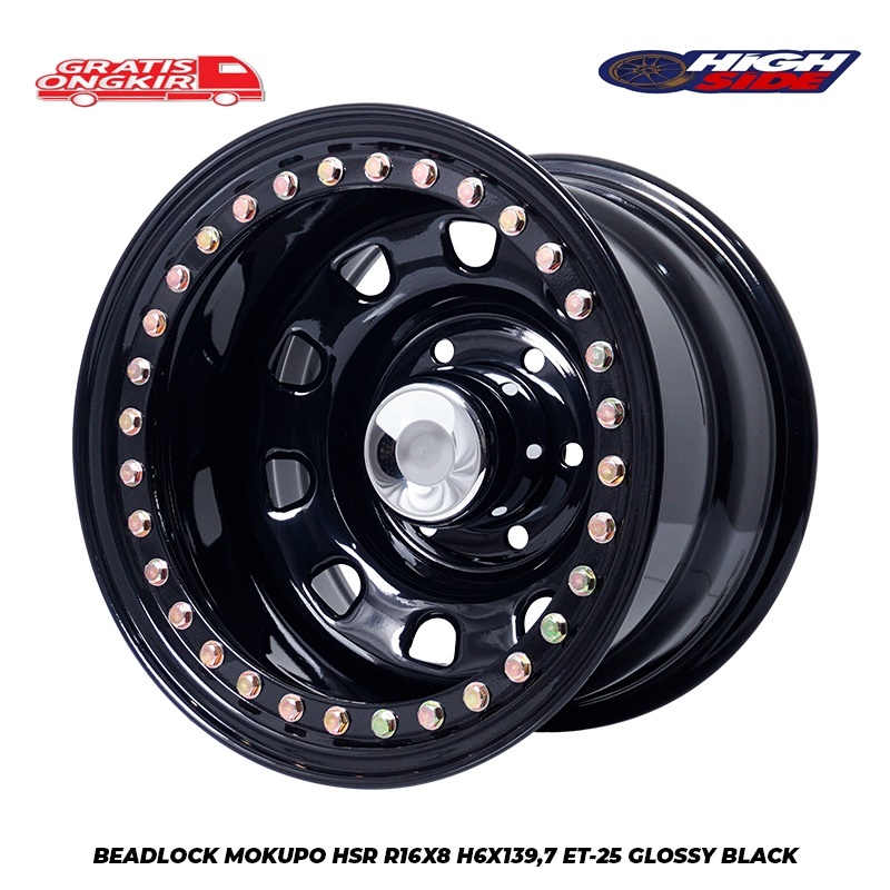 Velg Offroad Beadlock Mobil Toyota Hardtop, Triton, Fortuner R16