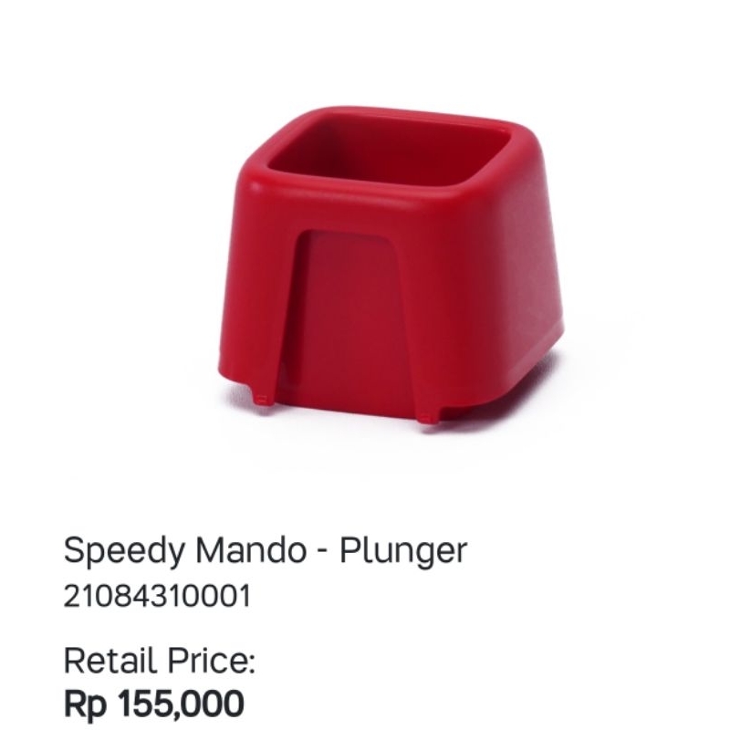 Speedy mando plunger , spare part speedy mando