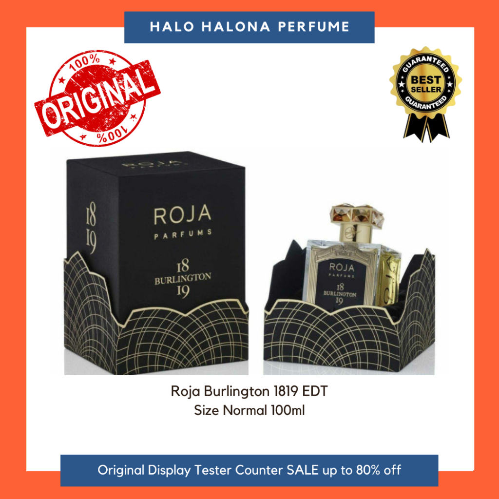 Roja Burlington 1819 EDT Box Segel Parfum Original Authentic