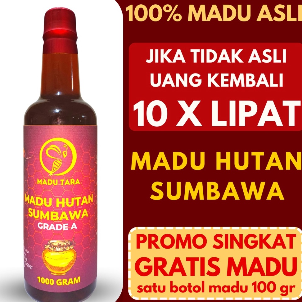 

Terb4ruy MADU HUTAN SUMBAWA MADU ASLI MADU MENTAH MURNI RAW HONEY MADU TARA [88]