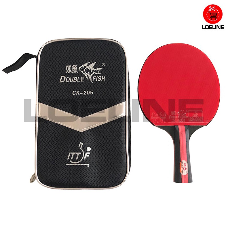 Terbaik Bad Bat Bet Ping Pong Pingpong Tenis Meja Double Fish CK-205 Original 