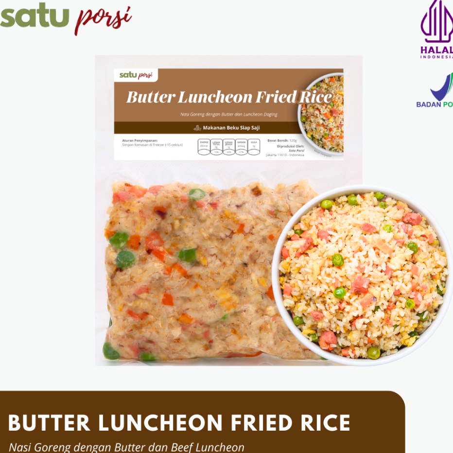 

Kode CBF303 Satu Porsi Butter Luncheon Fried Rice