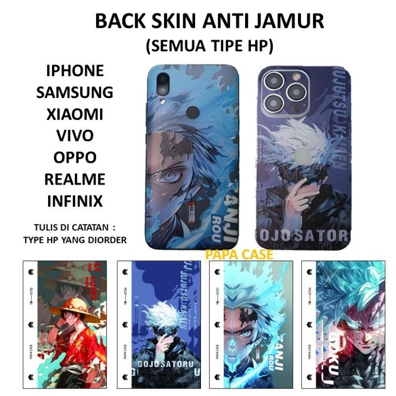 BACK SKIN STIKER BELAKANG ANTI JAMUR HP SEMUA MERK TYPE HP