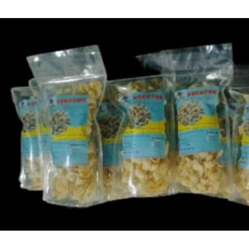 

KRUPUK TELOR ASIN MATANG ASLI WONG BREBES KEMASAN 250 gram