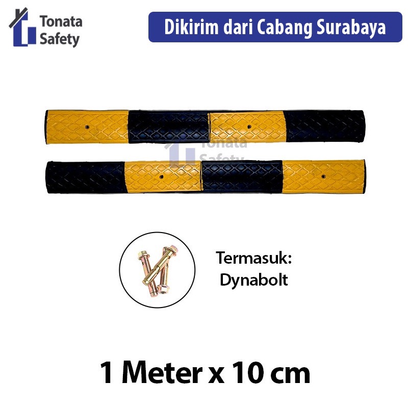 ✨ Rubber Speed Bump Kecil / Polisi Tidur Karet 1 Meter 