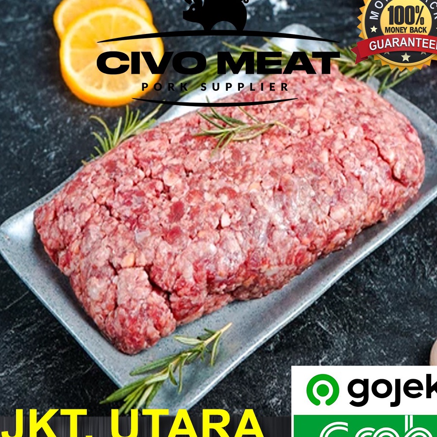 

MODEL ODW225 Jual Daging Babi Giling / Pork Minced (Daging Paha Giling) 500gr